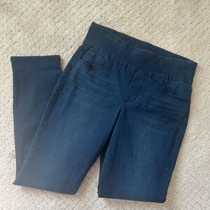 Bandolino Theodora Tummy Toner Dark Wash Women's Slip On Jeans size 6